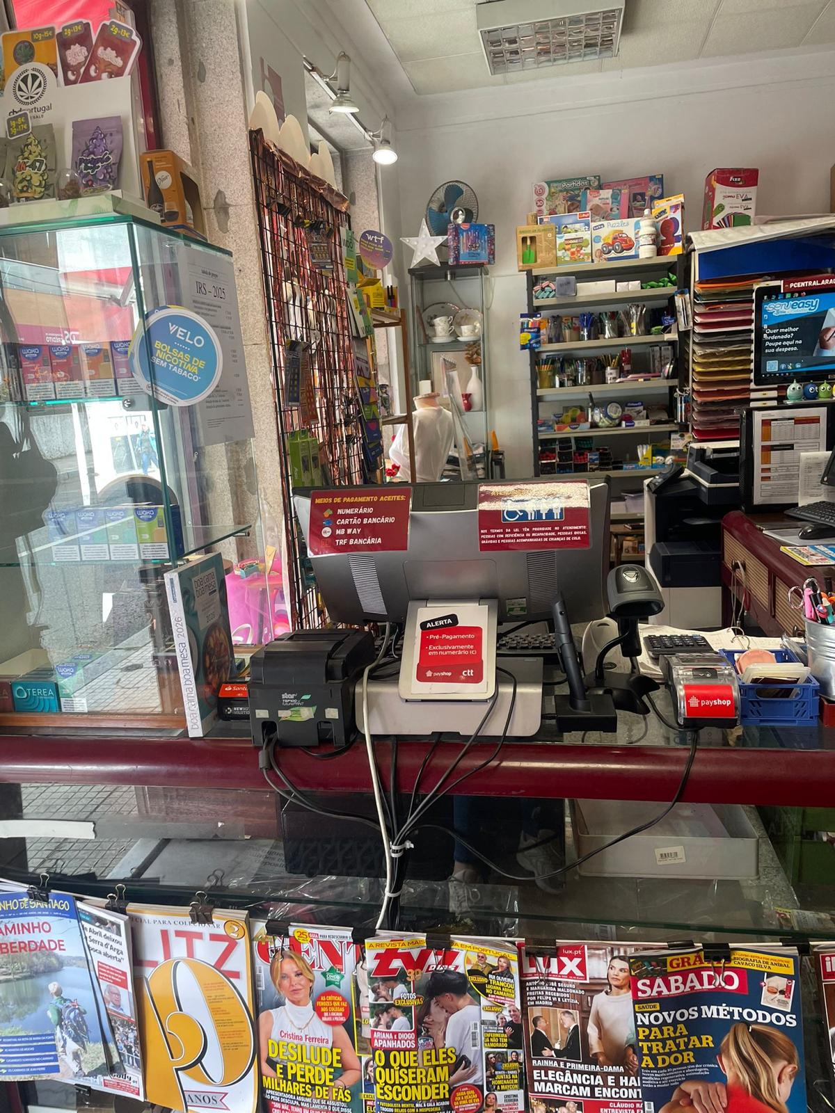 Papelaria, Livraria, Tabacaria, Bazar e Encomendas