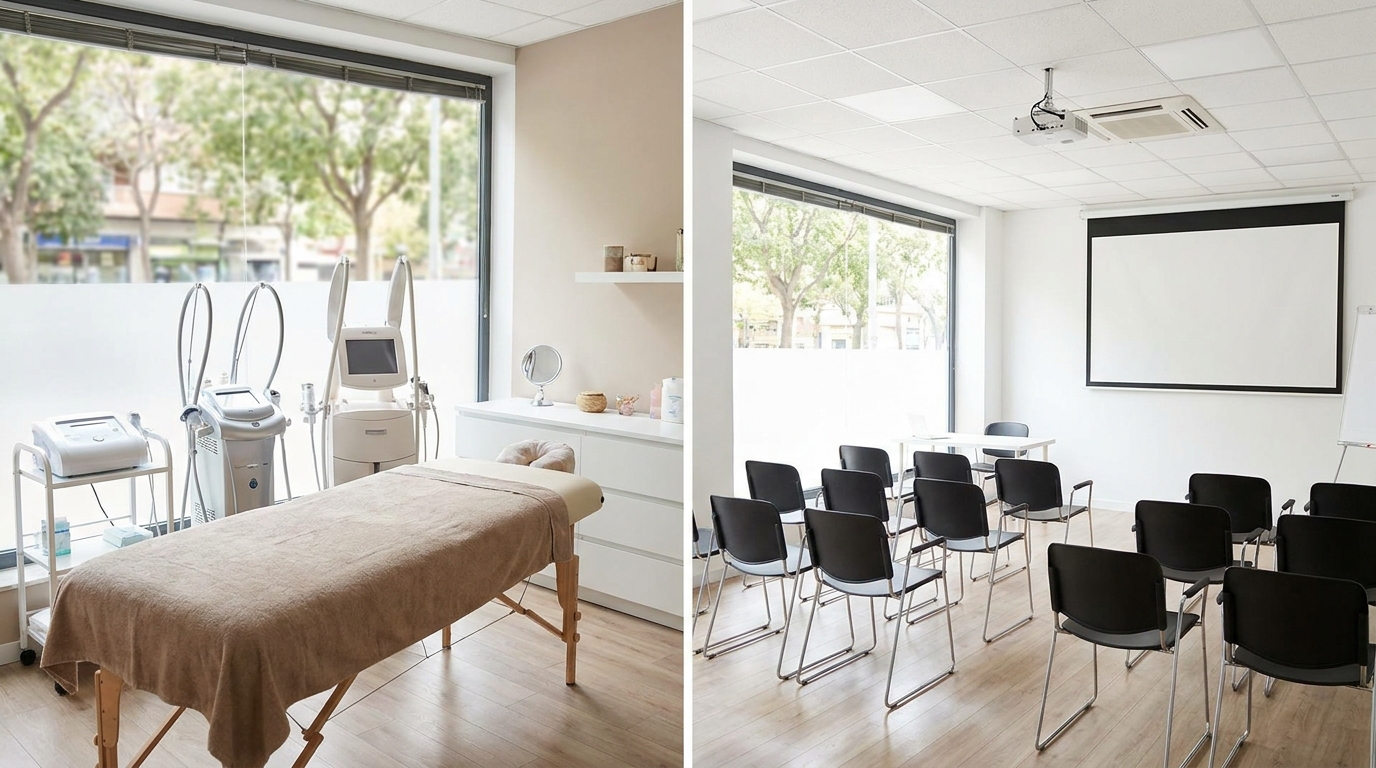 Estética e Academia DGERT em Loulé. Fatura 190k€.Negócio Chave na mão.