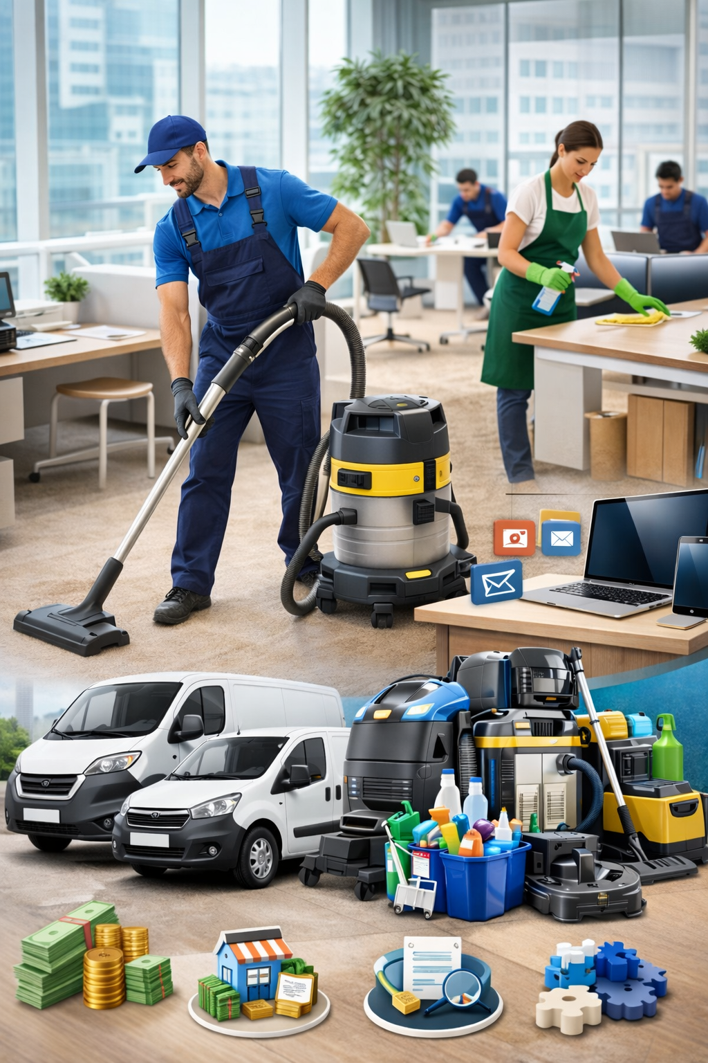 Venda de empresa de limpezas