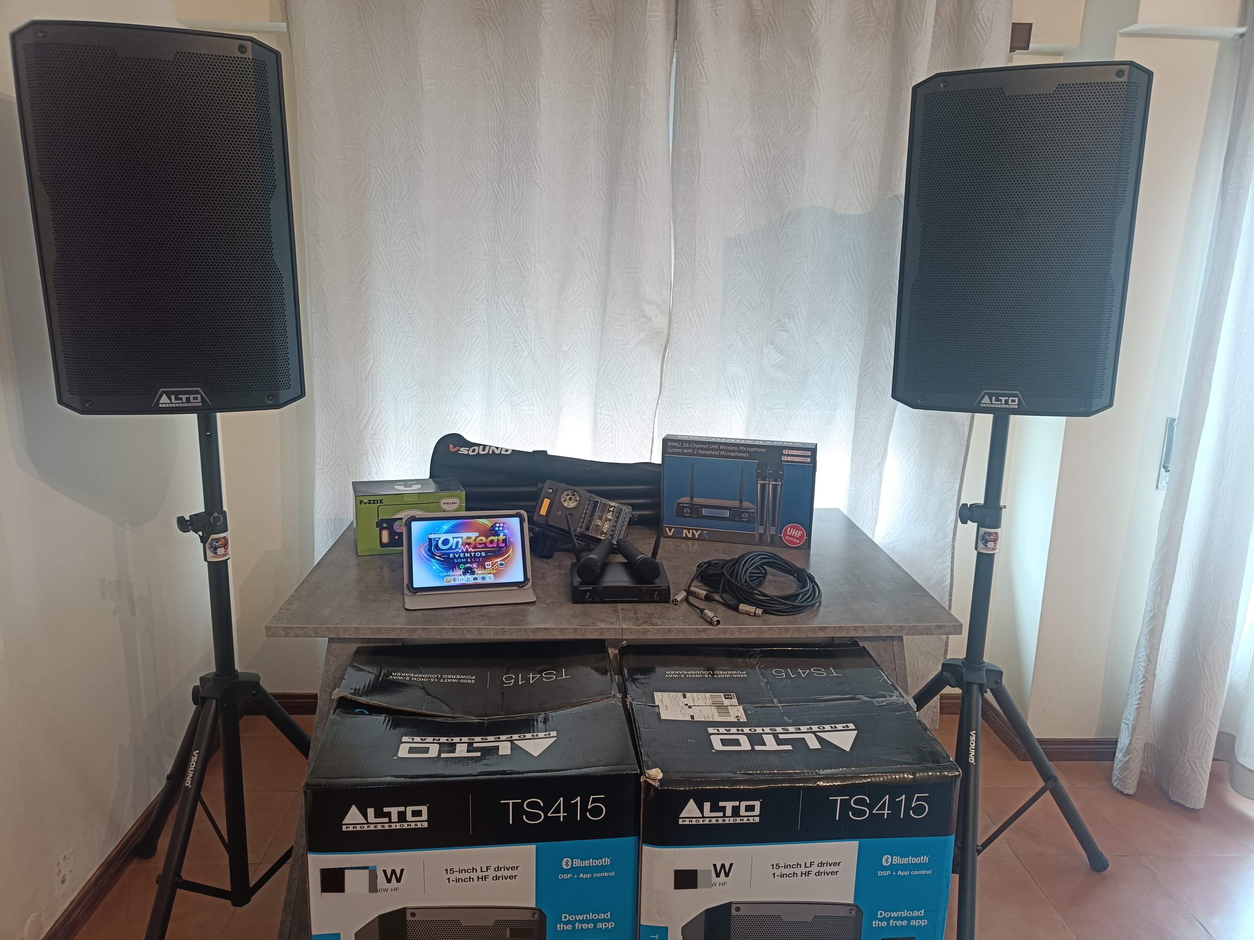 VENDA DE NEGÓCIO ONBEAT — SOM + ILUMINAÇÃO + KARAOKE — PRONTO A OPERAR
